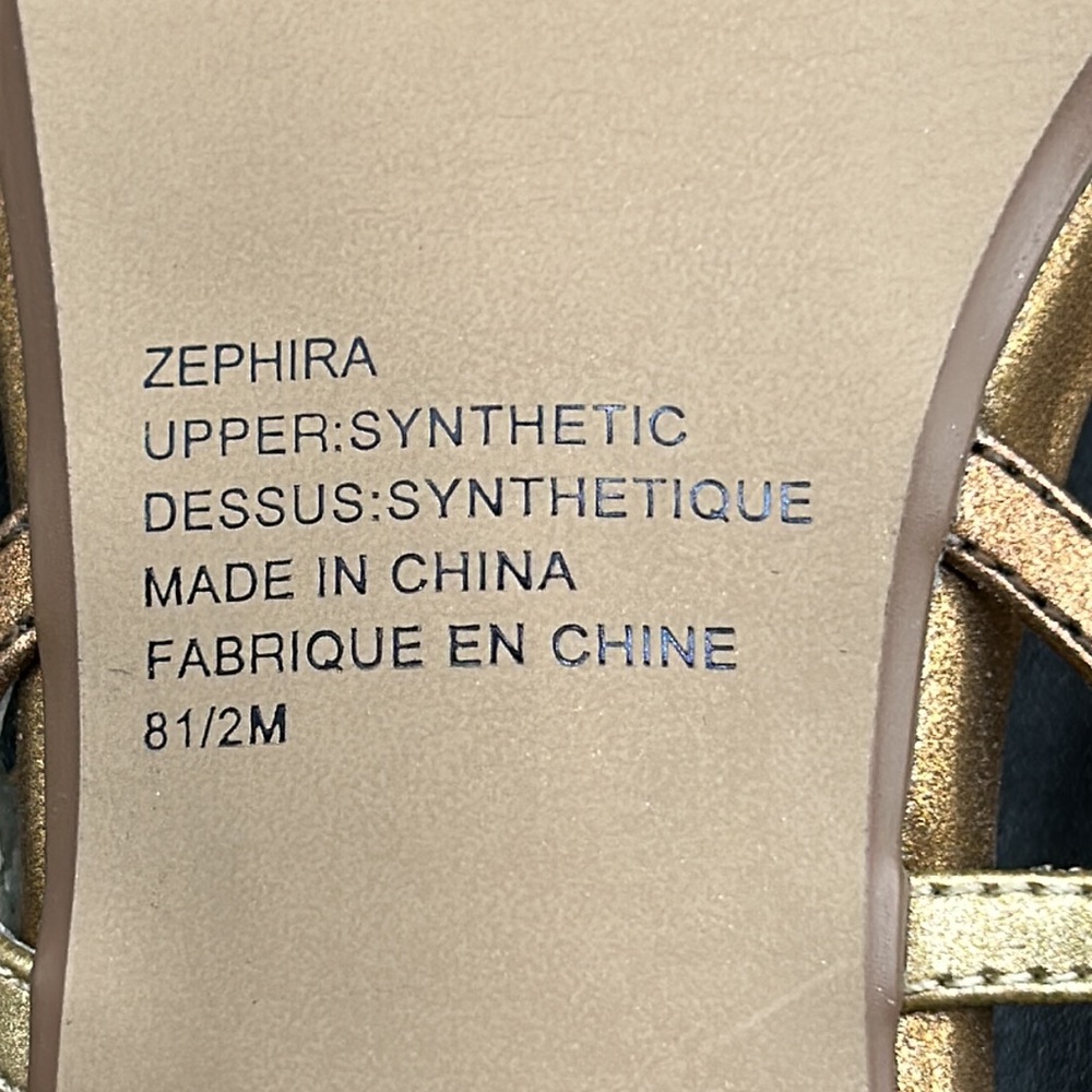 Easy Step Sandals, New in Original Box, Strappy kitten heel - Bronze SZ 8.5M - Picture 11 of 13